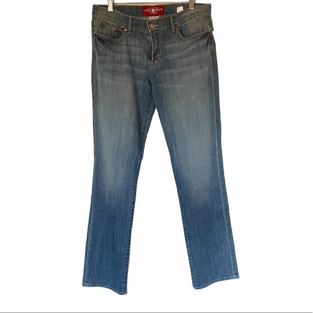 Lucky Brand Straight’n sweet blue jeans 10/30